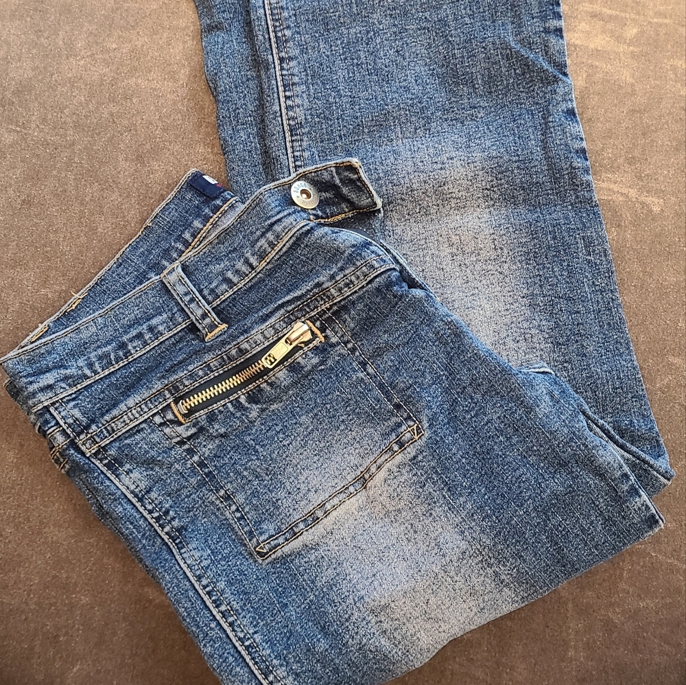 Denim capris